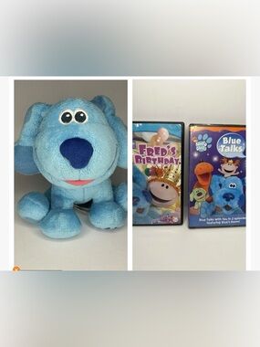 Blue Plush Dog Stuffed Animal - Blue's Clues Inspired